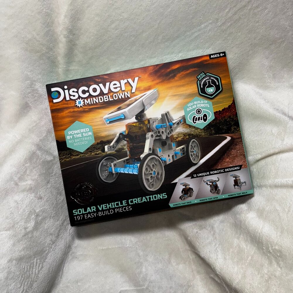 🤖 12-in-1 Solar Robot STEM Kit – 197 Pieces! BNIB Discovery Kids/National Geo